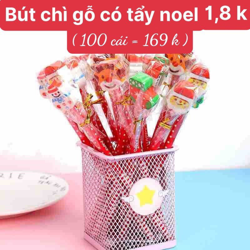 bút chì gỗ giáng sinh