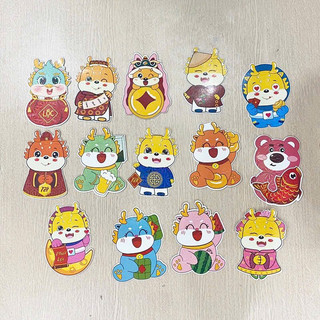 Lì Xì ChiBi Rồng Phản Quang 2024 VẠN BÉ MÊ SIÊU HÓT HÓT