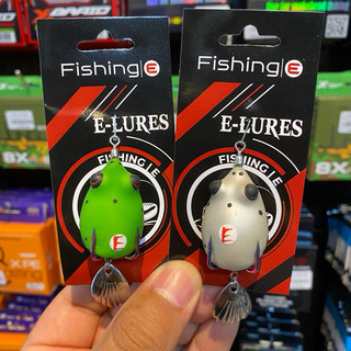Mồi câu Lure Nhái hơi Elures - N7, Action: Nổi - 7g, Chì Đúc, Lưỡi Titan New 2023