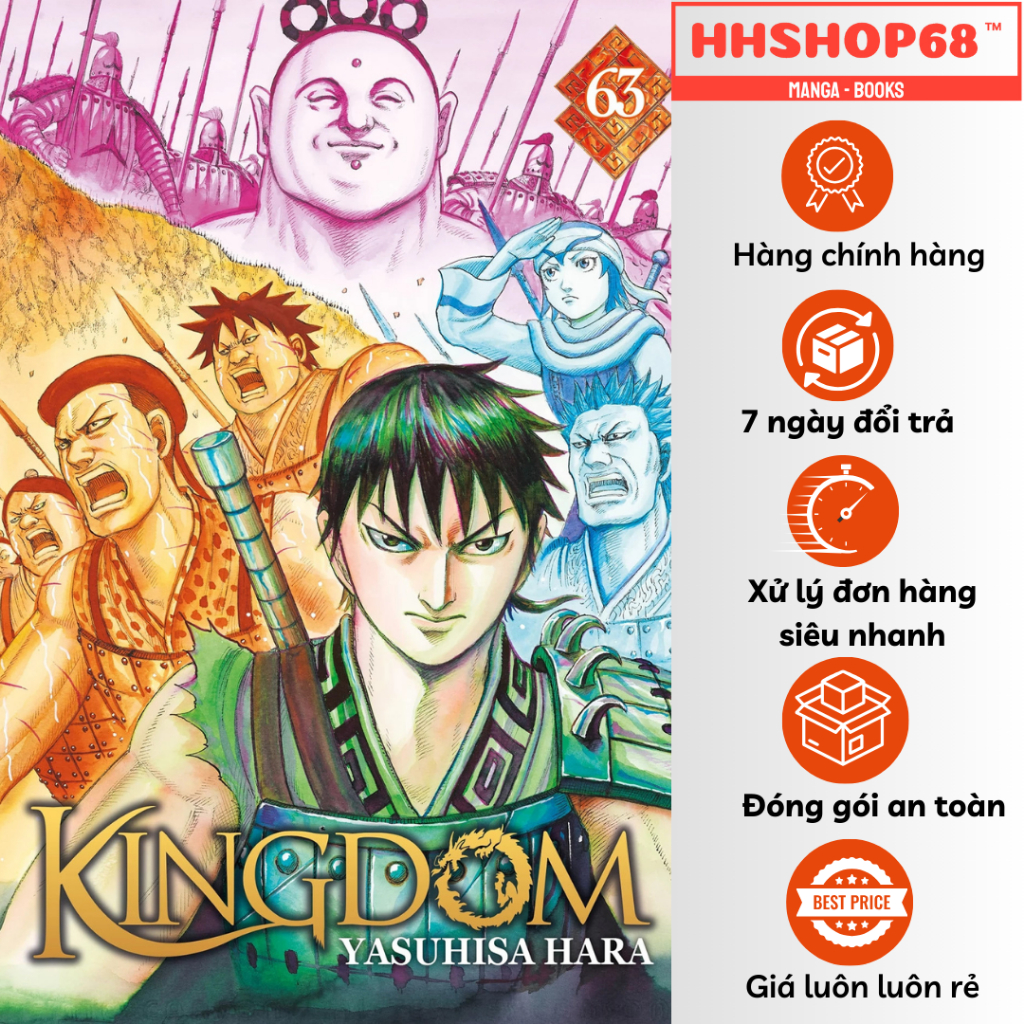 Truyện tranh - Kingdom - ( Từ 1 tới tập 70, tùy chọn) - NXB Trẻ