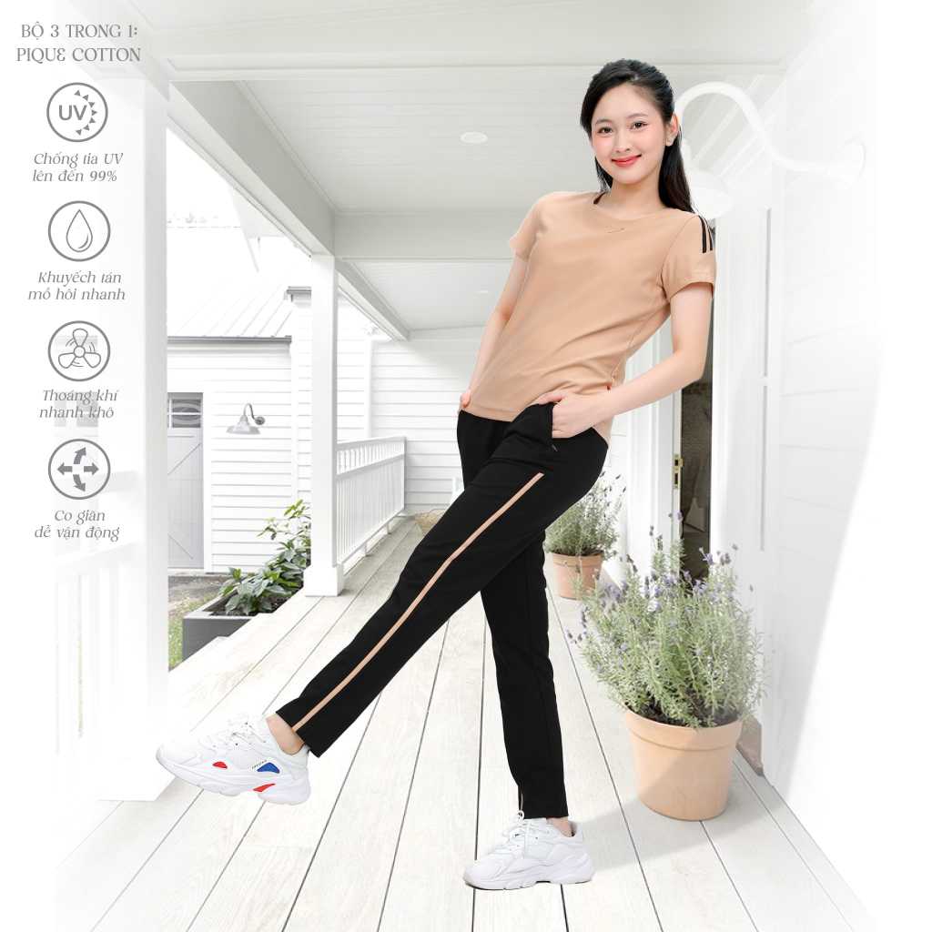 Bộ Dài Tay Ngắn Cao Cấp PIQUE 523p 3381 PALTAL