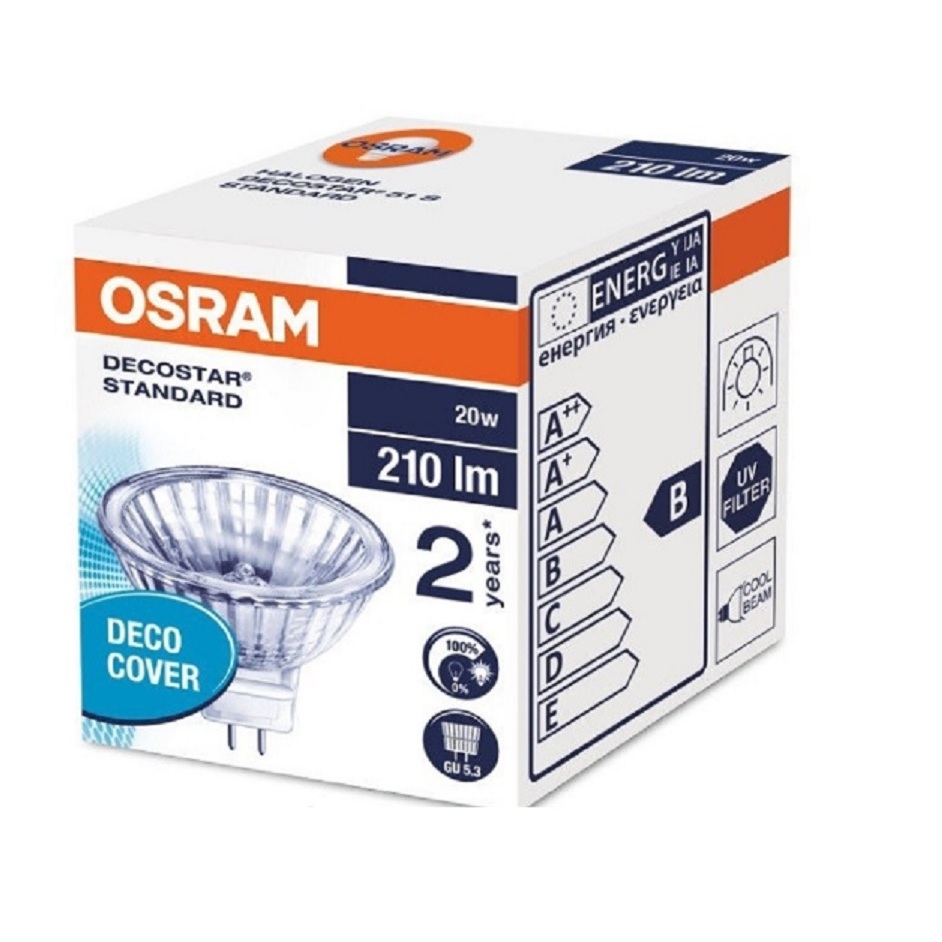 Bóng halogen chén Osram 44890 12V 20W đường kính 35mm