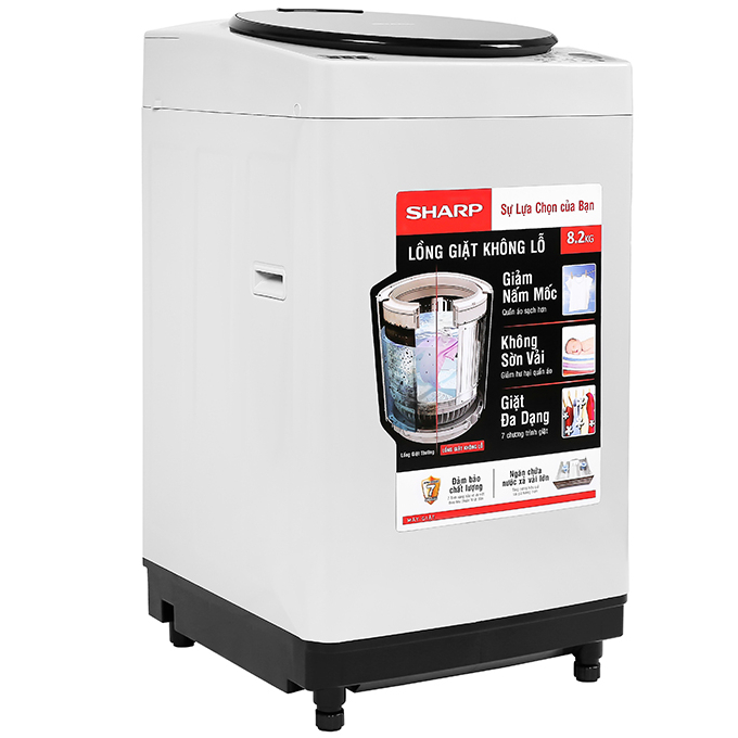 ES-W82GV-H - Máy Giặt Sharp 8.2Kg ES-W82GV-H - HÀNG CHÍNH HÃNG
