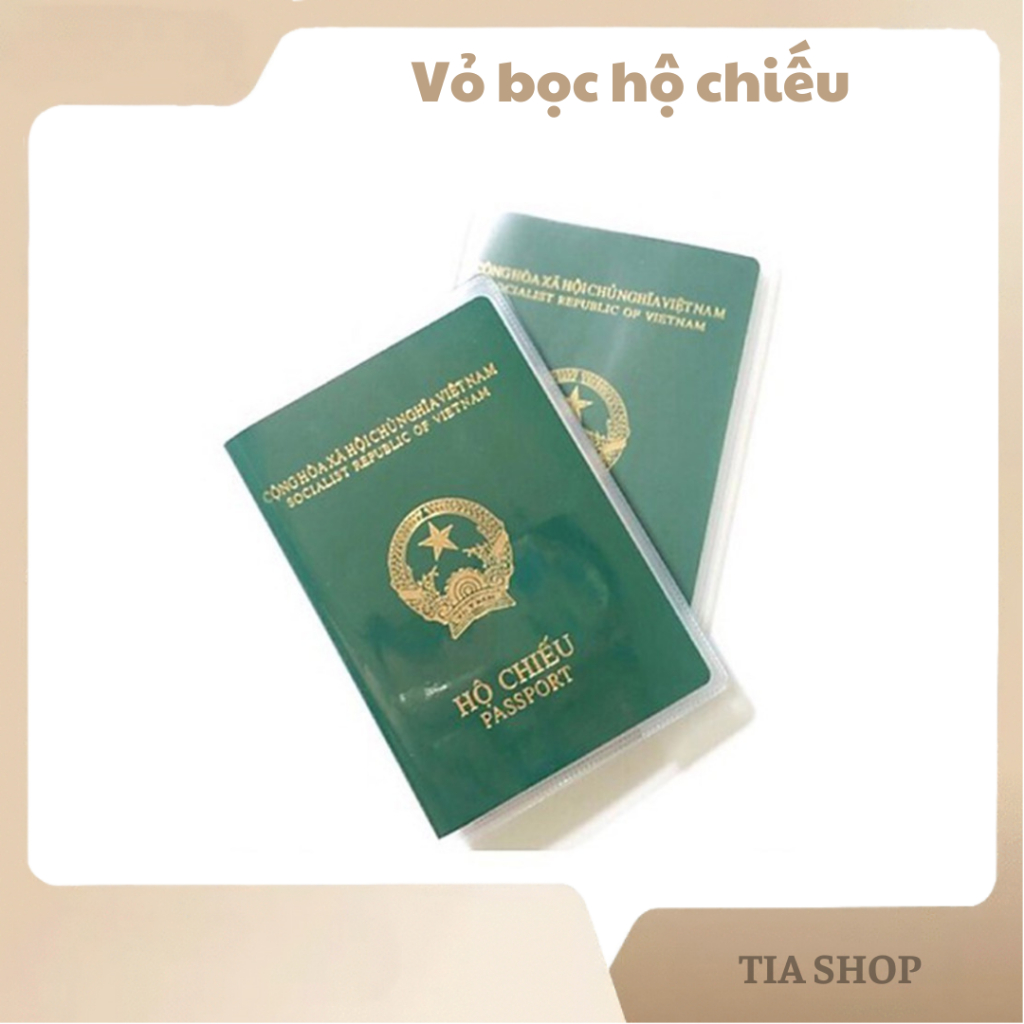 Vỏ Bọc Hộ Chiếu, Passport Có Khe Kẹp Vé Thẻ ATM Tiện Dụng