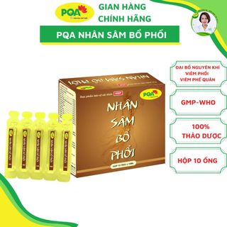Cao lỏng nhân sâm bổ phổi PQA  giúp bổ phổi, giảm ho người viêm phế quản, viêm phổi, lao phổi