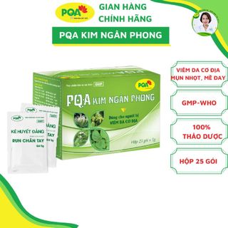 PQA Kim Ngân Phong  hỗ trợ thanh nhiệt, giải độc, giúp giảm mẩn ngứa, mụn nhọt ngoài da