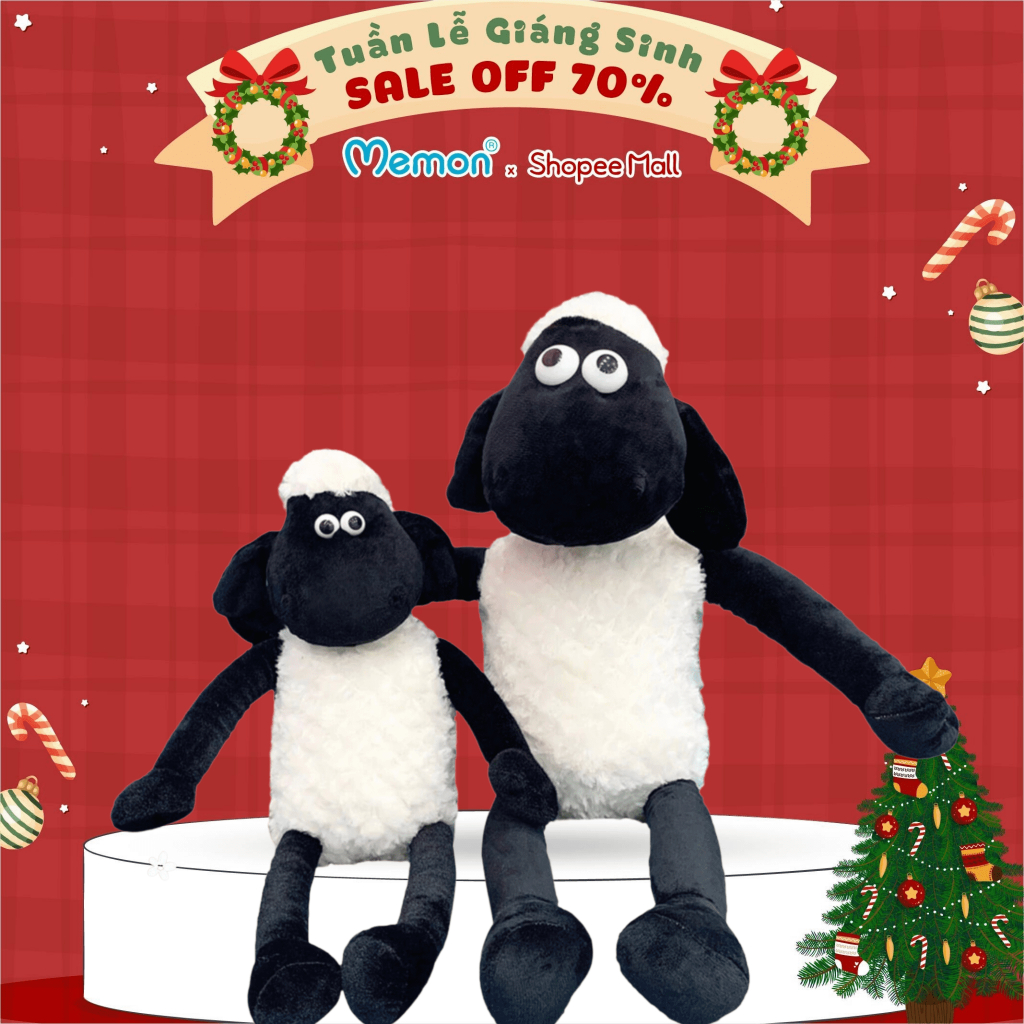 Cừu Shaun The Sheep Nhồi Bông Cao Cấp Memon