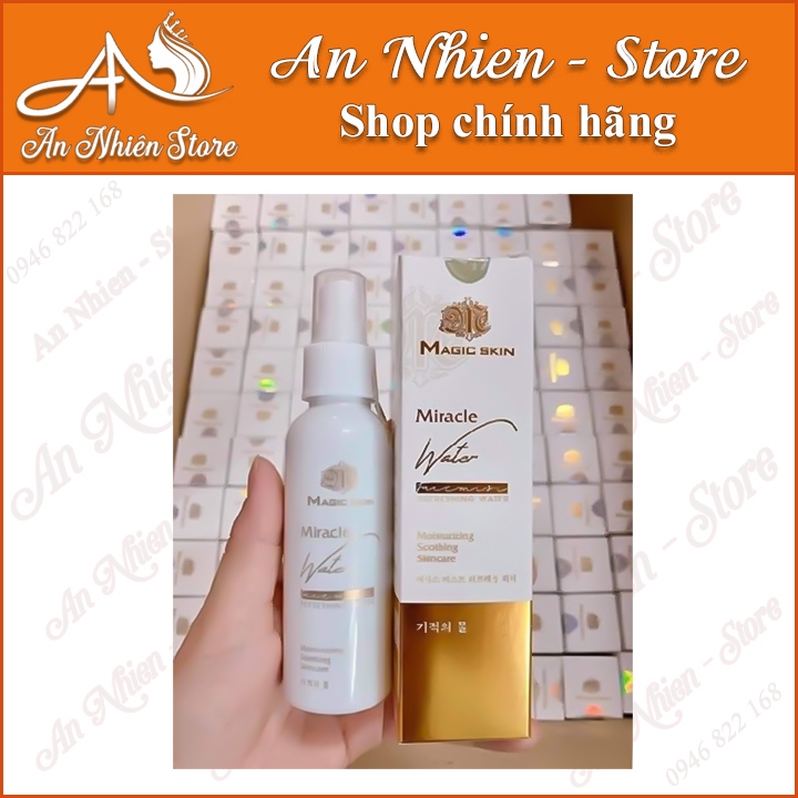 Xịt Khoáng làm dịu da chiết xuất thiên nhiên Magic Skin Miracle Water  TINH CHẤT THỦY PHÂN_TRẮNG DA_TÁI TẠO _ CĂNG BÓNG