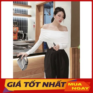 Áo Thun Trễ Vai Tay Dài Dáng Ôm Phong Cách Thời Trang Quảng Châu AP164 - Yamy888