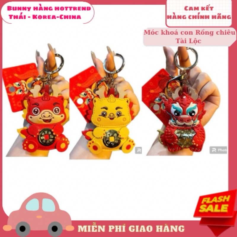 Móc Khoá Con Rồng Chiêu Tài Lộc