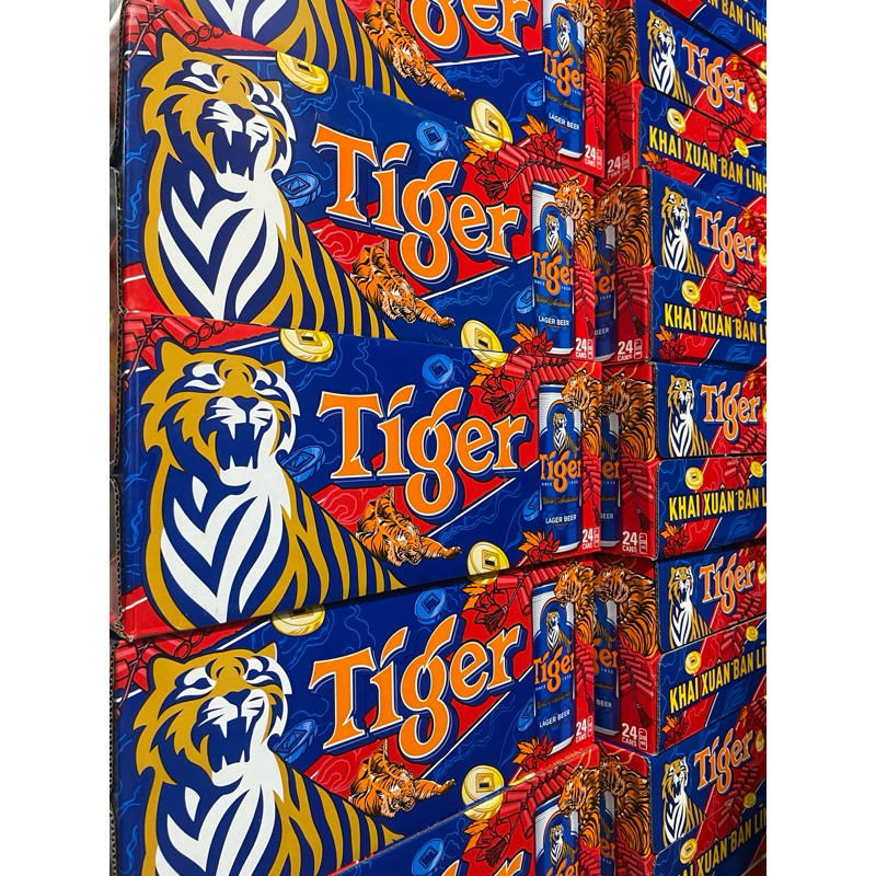 Thùng bia tiger lon cao 24 lon 330ml