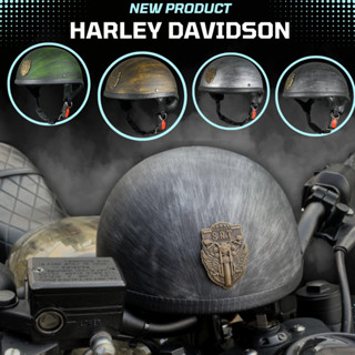 Mũ bảo hiểm nửa đầu VARO harley davidson màu xước freesize