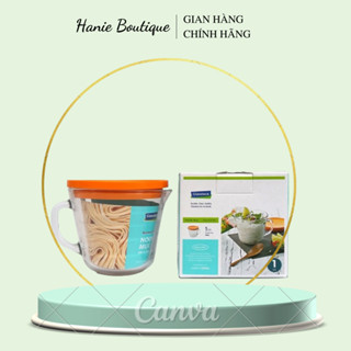 Cốc thủy tinh nắp nhựa glasslock GL1724