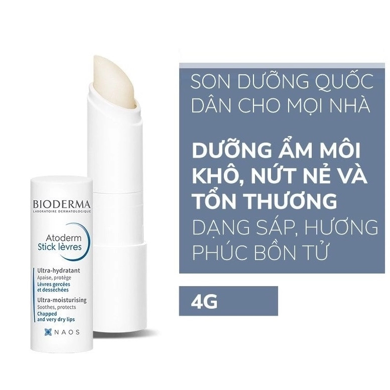 Son Dưỡng Môi Bioderma Atoderm Stick Levres 4g