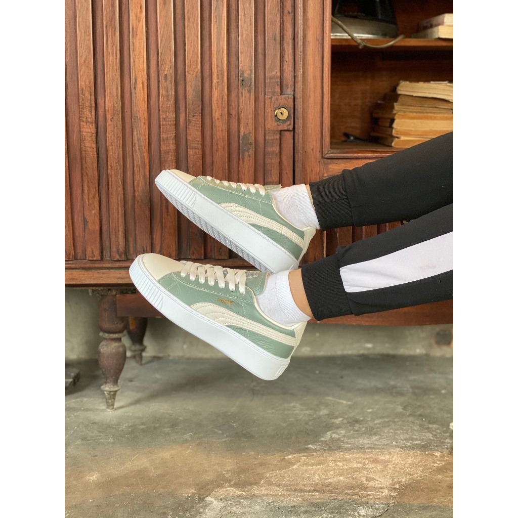 Giày thể thao sneaker nữ trắng 𝐏𝐔𝐌𝐀 ⚡Tặng 1 đôi tất Full Box Bill ⚡ Bản hàng 11 bản trung.