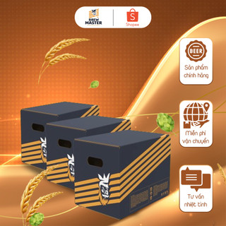 Combo 3 Thùng Bia 24 Chai Hopsmith Blonde Ale Brewmaster Với Hương Thơm Ngào Ngạt, Giúp Bạn Giải Tỏa Mọi Tiêu Cực