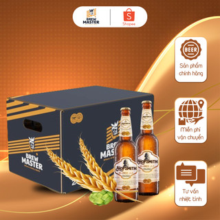 Thùng 24 Chai Bia Hopsmith Blonde Ale - Là Dòng Bia Thủ Công Độc Đáo Của Brewmaster Thơm Ngon, Lôi Cuốn