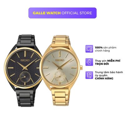 Đồng hồ nữ Seiko SRKZ phong cách thời trang, thanh lịch, chống nước 5ATM, dây thép không gỉ, kính Hardlex cao cấp