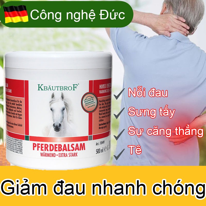 Kem ngựa massage giúp giảm đau cơ thể hiệu quả giảm đau nhức xương khớp mỏi vai gáy viêm thấp khớp sưng