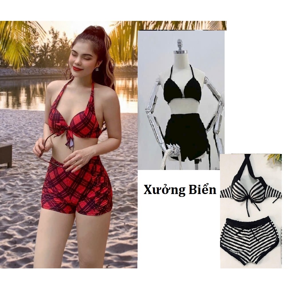 Set bikini quần đùi các kiểu