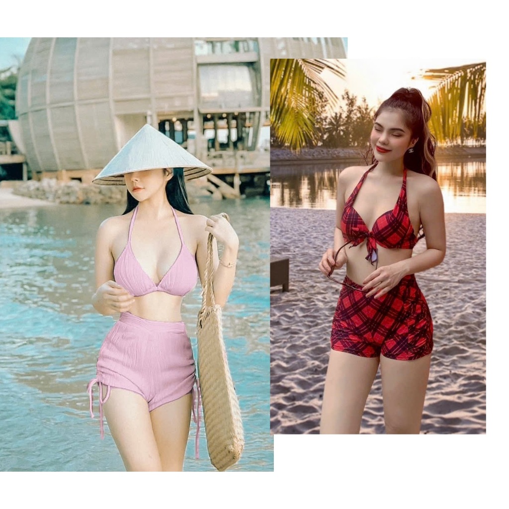 Set bikini quần đùi các kiểu