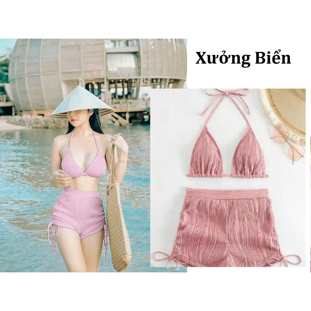 Set bikini quần đùi các kiểu