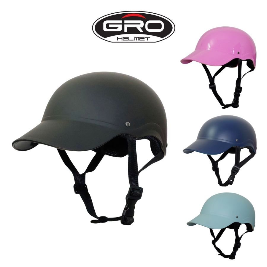 Mũ bảo hiểm lưỡi trai khoét T68 GRO HELMET cao cấp dáng nửa đầu trang trí cho nữ.