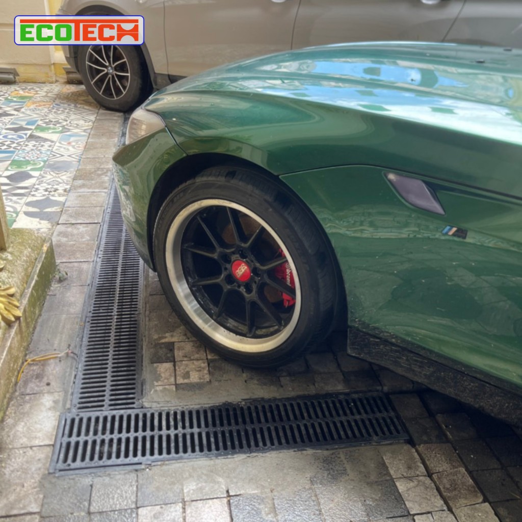 NẮP KÊNH THOÁT NƯỚC HDPE 2 kích thước 200x20x500 và 250x20x500: Tải trọng 3 tấn, kết cấu chắc chắn, chống trơn trượt.