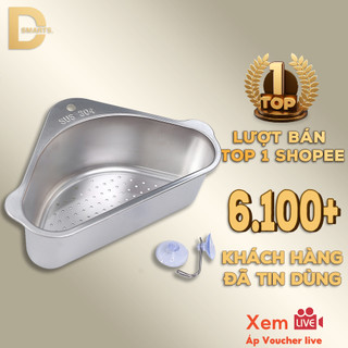 Rổ lọc rác bồn rửa chén ngăn tắc bồn rửa,không ghê tay | Khay lọc rác bồn rửa chất liệu INOX 304 siêu bền,chống hoen gỉ