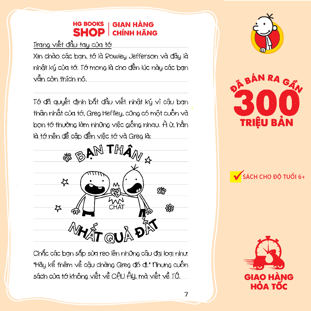 Sách Nhật Ký Cậu Bé Siêu Thân Thiện - Combo/Lẻ Tập 1,2,3 Cùng Series Nhật Ký Chú Bé Nhút Nhát - Phiên Bản Tiếng Việt