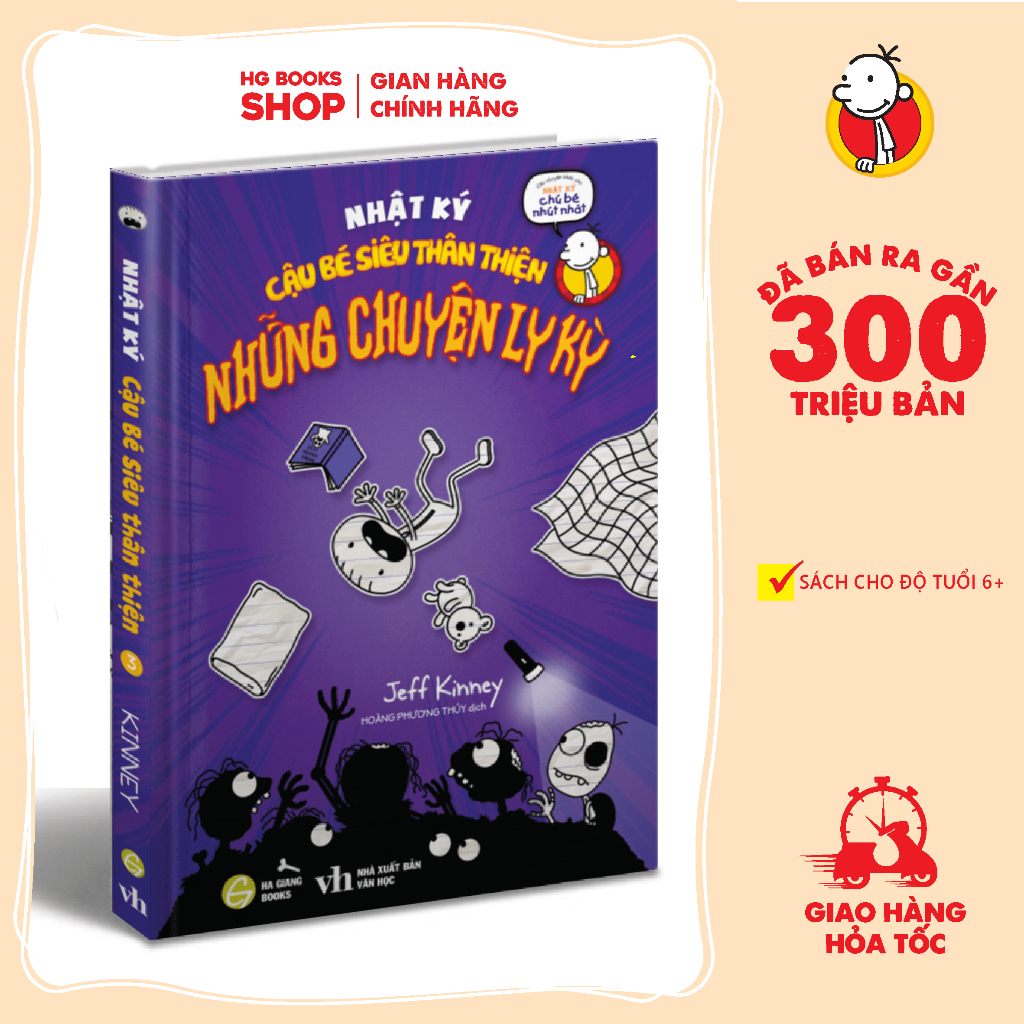 Sách Nhật Ký Cậu Bé Siêu Thân Thiện - Combo/Lẻ Tập 1,2,3 Cùng Series Nhật Ký Chú Bé Nhút Nhát - Phiên Bản Tiếng Việt