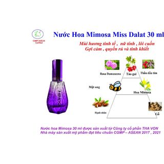 Nước Hoa Nữ Mimosa Miss Dalat 30 ml