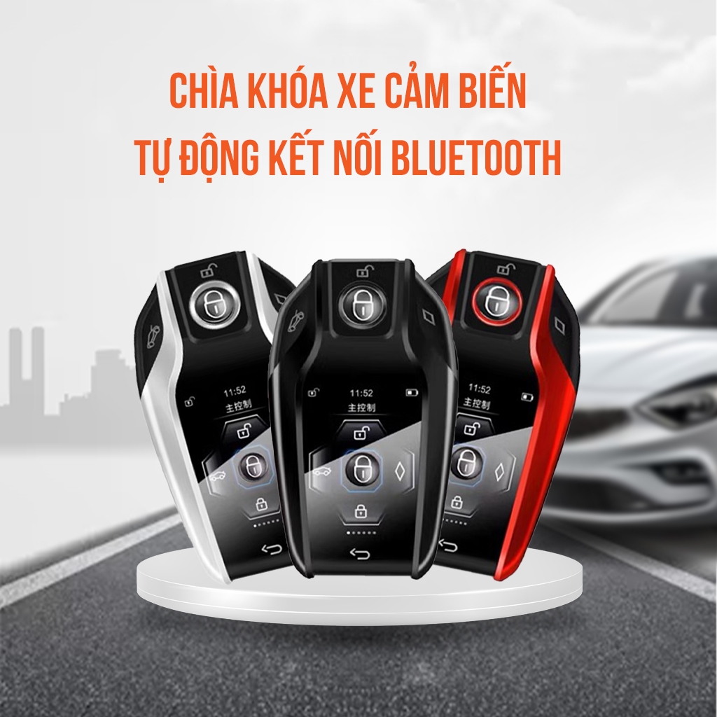 Chìa Khóa Cảm Biến Tự Động Đóng Mở Cửa Ôtô Kết Nối Bluetooth Kết Cấu Vững Chắc Chống Va Đập