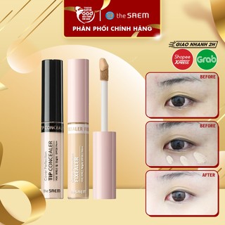 Kem che khuyết điểm có chống nắng Hàn Quốc The Saem Cover Perfection Tip Concealer SPF28 PA++ 6.5g