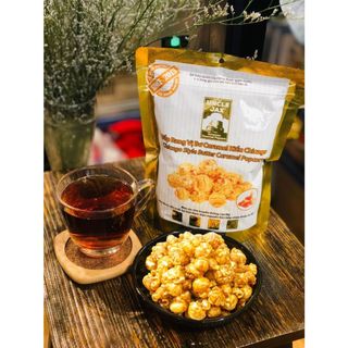 Bắp rang Uncle Jax vị: Caramel Chicago (180G size đại)