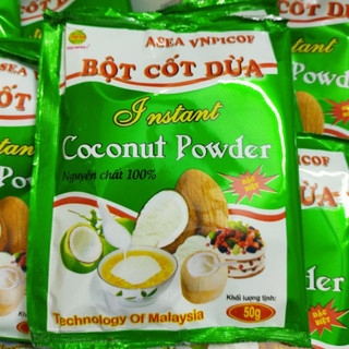 Bột cốt dừa không đường nấu chè - làm bánh