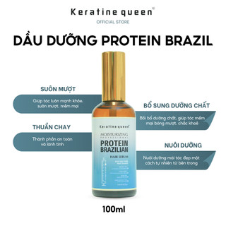 Dầu Dưỡng Tóc 100 ml Siêu Dưỡng Ẩm, Chống Rụng Tóc Và Kích Thích Mọc Tóc PROTEIN BRAZILIAN thương hiệu Keratine Queen