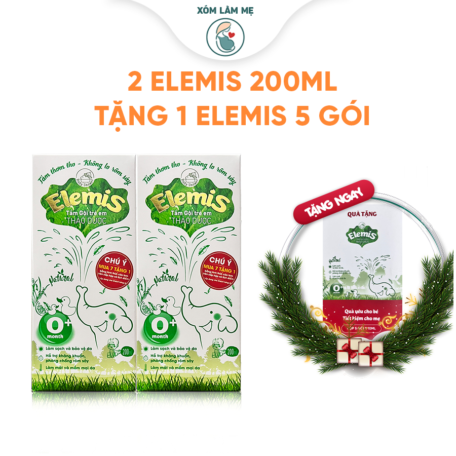 Nước Tắm Thảo Dược Elemis 200ml- DK PHARMA Tặng Quà Giáng Sinh