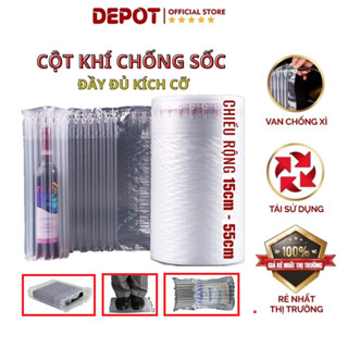 Cột khí chống sốc bọc hàng, đệm hơi đóng gói hàng dễ vỡ cao 25 40 50cm (giá tính theo 1 mét)