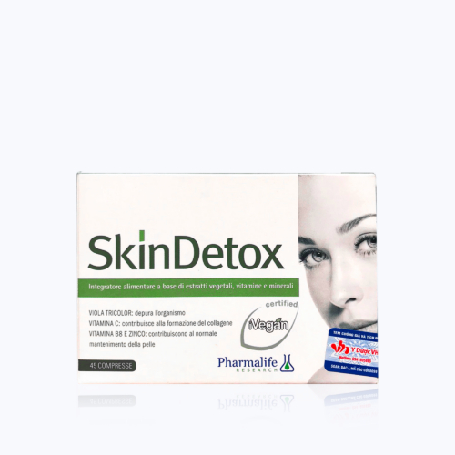 Viên uống Skin Detox Floslek Pharmalife hỗ trợ giảm mụn, giảm dầu nhờn giúp tăng cường đề kháng và dưỡng ẩm hộp 30