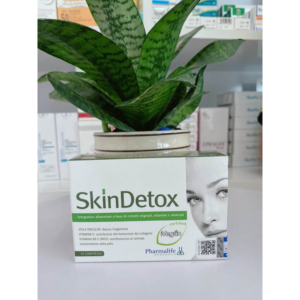 Viên uống Skin Detox Floslek Pharmalife hỗ trợ giảm mụn, giảm dầu nhờn giúp tăng cường đề kháng và dưỡng ẩm hộp 30