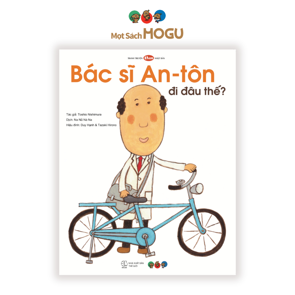 Tranh truyện - Phát triển tư duy cho bé từ 3 tuổi - Bác sĩ Anton đi đâu thế? (Sách Ehon)