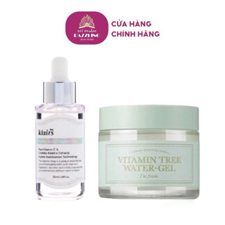 Combo Trắng Da Kem Dưỡng I'm From Vitamin Tree Water Gel + Serum Vitamin C Klairs Freshly Juiced