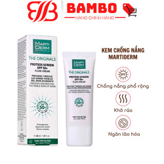 Kem Chống Nắng Phổ Rộng Toàn Diện Ngừa Lão Hóa Martiderm The Originals Proteos Screen SPF50+ 40ml