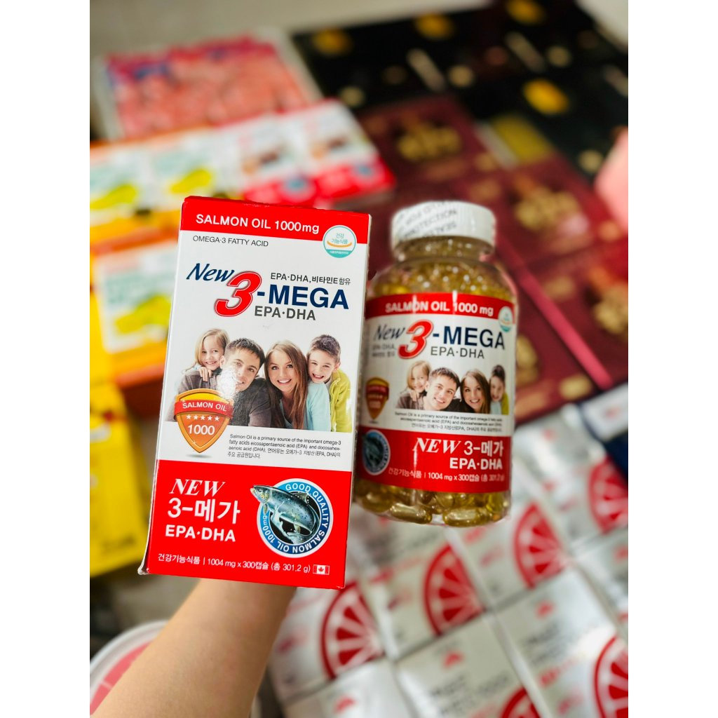 DẦU CÁ HỒI OMEGA 3 EPA DHA 1000mg SALMON OIL 1000mg