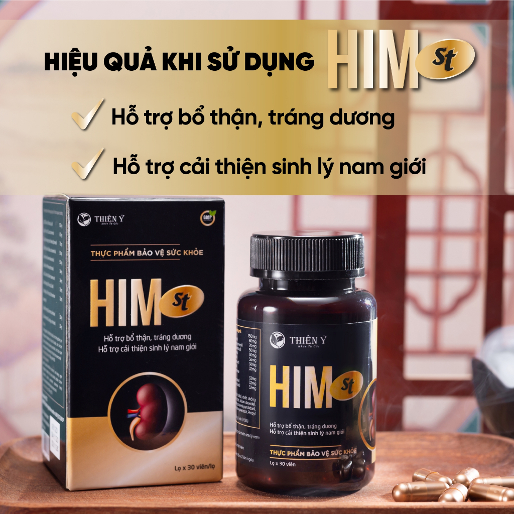 Viên Uống HIM ST Thiên Ý TY05 Hỗ Trợ Bổ Thận Tráng Dương, Hỗ Trợ Cải Thiện Sinh Lý Nam Giới