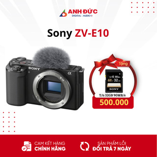 Máy Ảnh Sony ZV-E10 ZVE10 Cho Vlogger (Body/ Kit) - Hàng Chính Hãng Bảo Hành 24 Tháng