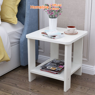 Tủ tab đầu giường 2 tầng để đồ, đèn ngủ... kệ decor bằng gỗ phủ melamin cao cấp trang trí phòng ngủ, phòng khách - D13