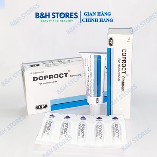 Combo kem bôi trĩ, đặt trĩ doproct nội địa thái lan