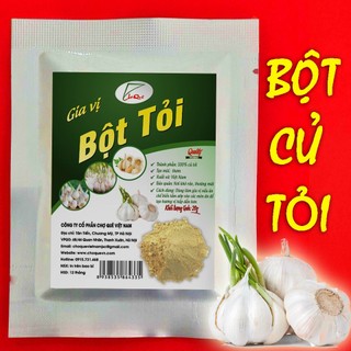 Bột củ tỏi nguyên chất gói 20gr gia vị chế biến món ăn